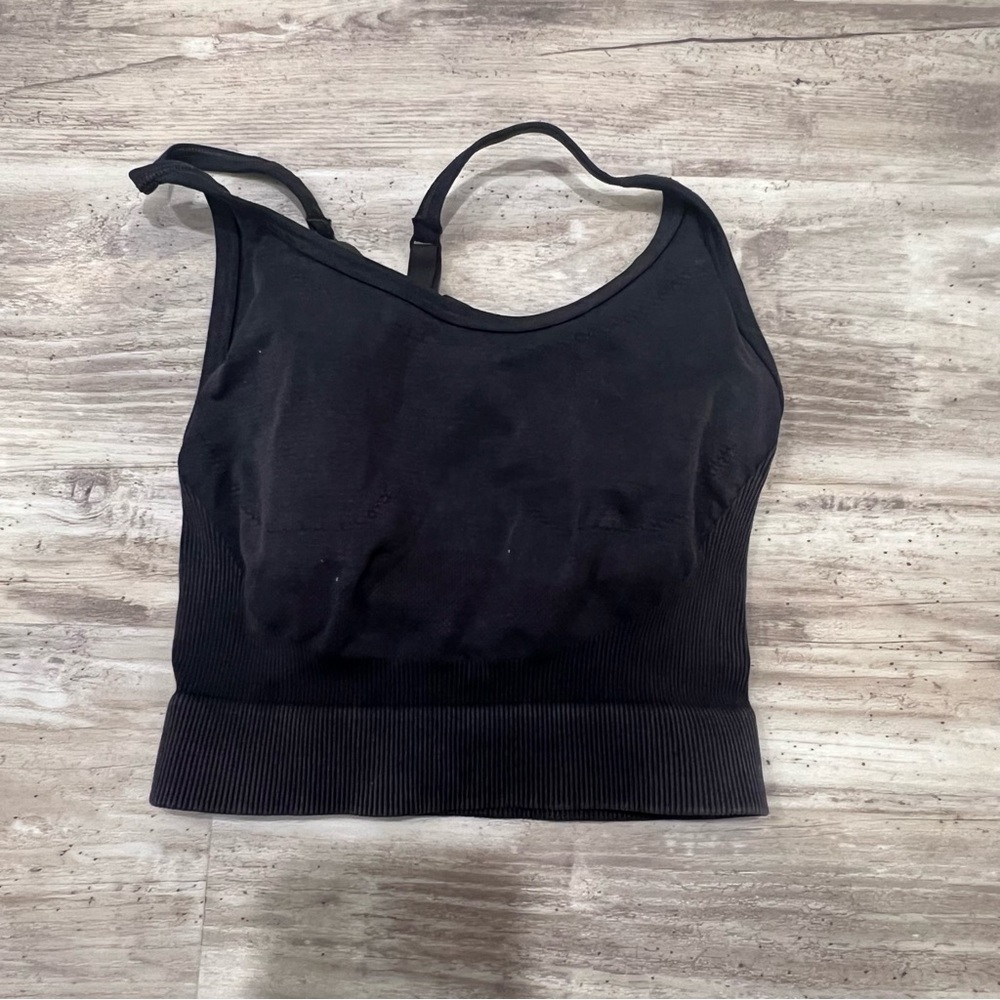 Gymshark Black Crop Top